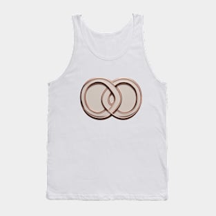 Infinity Rose Gold Shadow Silhouette Anime Style Collection No. 259 Tank Top